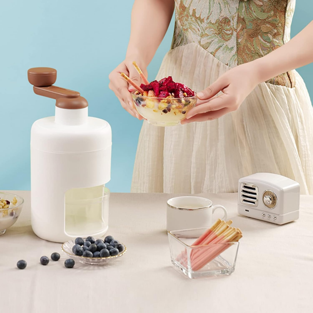 Trituradora de Raspados Manual – Prepara Raspados en Segundos